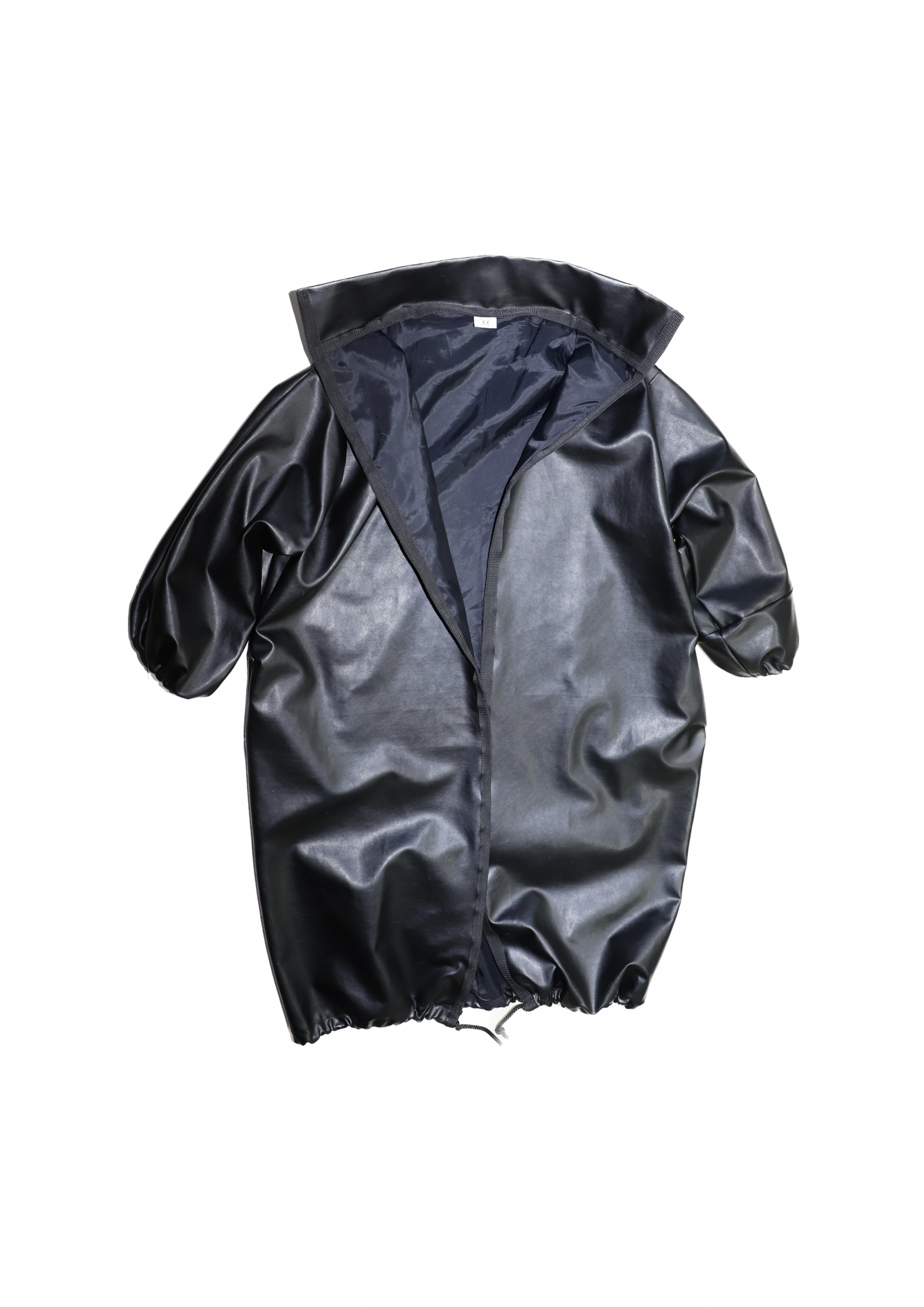 The Opo long leather jacket