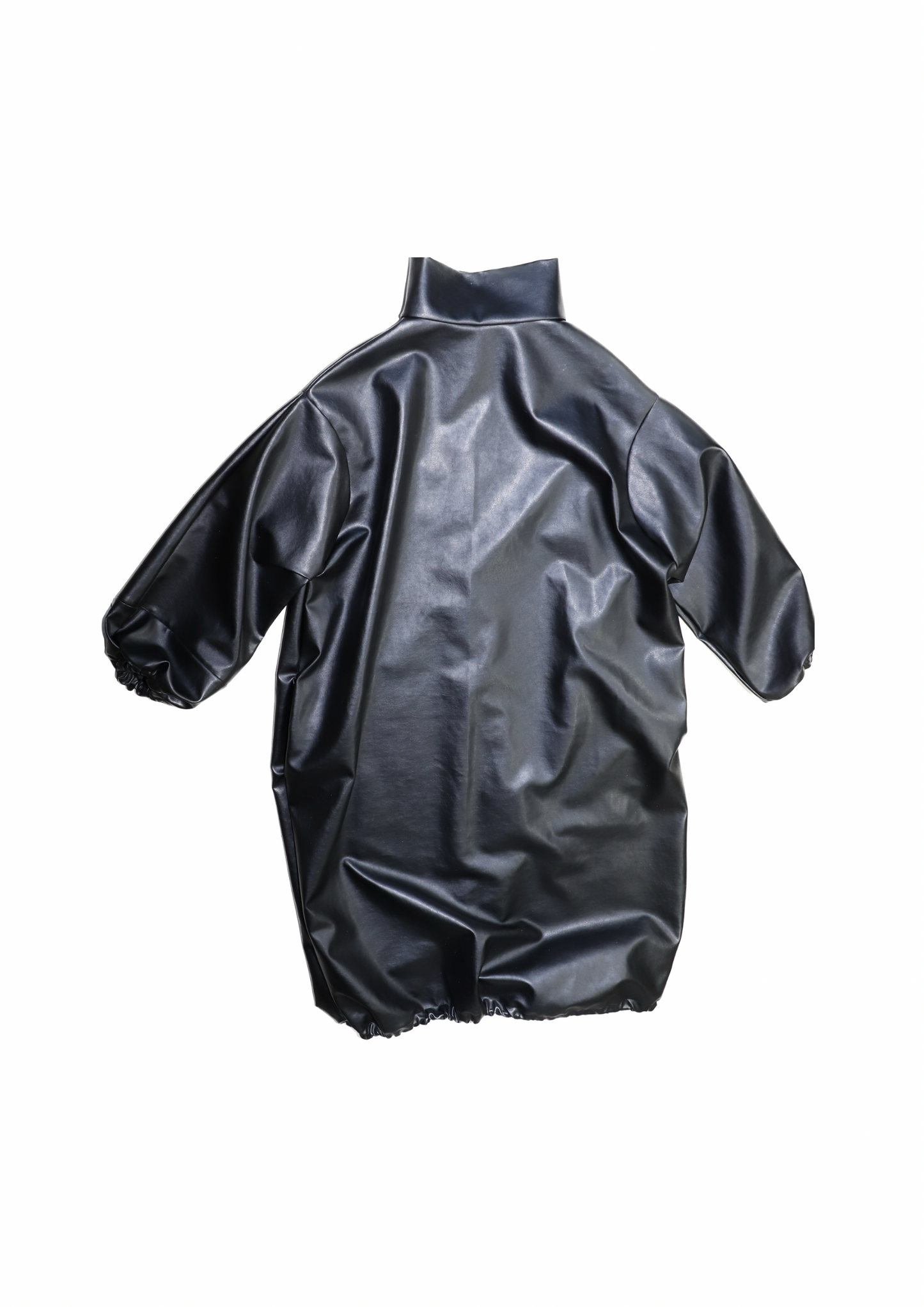 The Opo long leather jacket